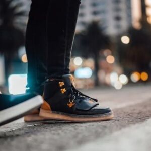 VTG RARE Creative Recreation Cesario CR-411 in Grey/Orange